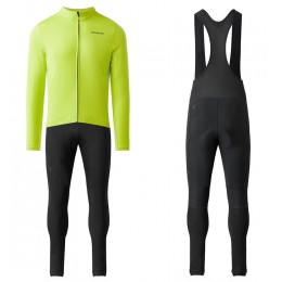 Completo Ciclismo 2020 Specialized giallo Squadre Maglia Ciclismo Manica Lunga e Salopette