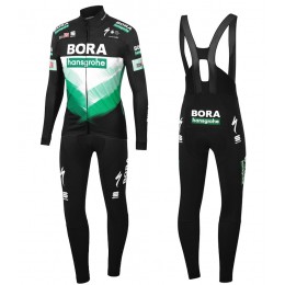 Completo Ciclismo 2020 Bora Pro Squadre Maglia Ciclismo Manica Lunga e Salopette
