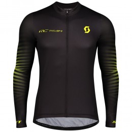 Completo Ciclismo 2020 Scott RC 1.0 nero-giallo Squadre Maglia Ciclismo Manica Lunga