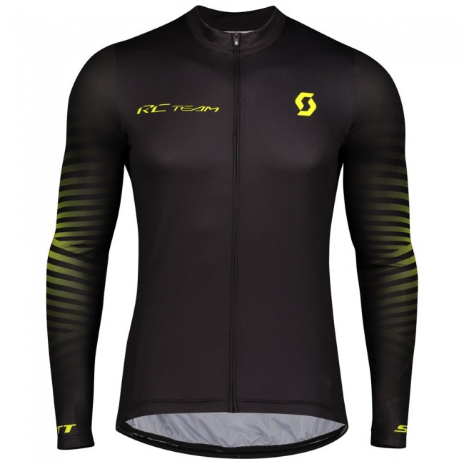 Completo Ciclismo 2020 Scott RC 1.0 nero-giallo Squadre Maglia Ciclismo Manica Lunga Completo Ciclismo 2020 Scott RC 1.0 nero-giallo Squadre Maglia Ciclismo Manica Lunga