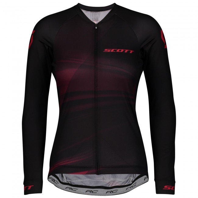 Completo Ciclismo 2020 Scott RC Pro nero-rosso Donna Squadre Maglia Ciclismo Manica Lunga Completo Ciclismo 2020 Scott RC Pro nero-rosso Donna Squadre Maglia Ciclismo Manica Lunga