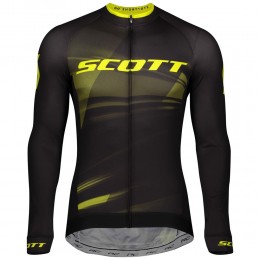 Completo Ciclismo 2020 Scott RC Pro nero-giallo Squadre Maglia Ciclismo Manica Lunga