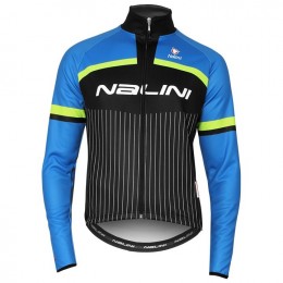 Completo Ciclismo 2020 Nalini Thebe nero-blu Squadre Maglia Ciclismo Manica Lunga