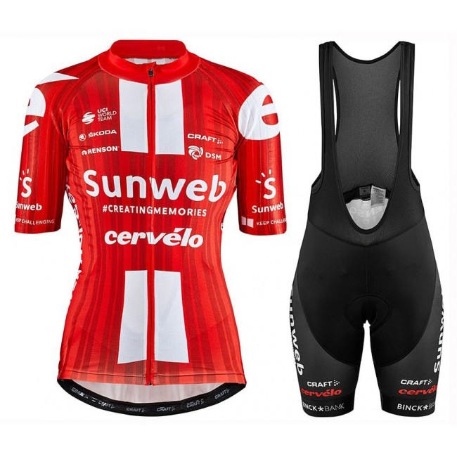 Completo Ciclismo 2020 SUMWEB rosso Donna MSquadre abbigliamento Bici Completo Maglia Ciclismo Corta e Salopette Completo Ciclismo 2020 SUMWEB rosso Donna MSquadre abbigliamento Bici Completo Maglia Ciclismo Corta e Salopette