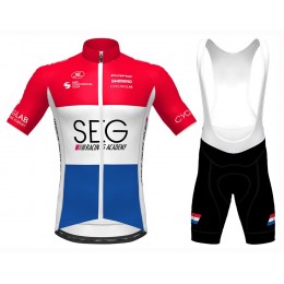 Completo Ciclismo 2020 SEG Dutch champion MSquadre abbigliamento Bici Completo Maglia Ciclismo Corta e Salopette