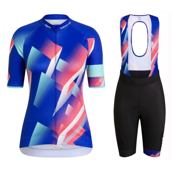 Completo Ciclismo 2020 Rapha Pro Donna blu-Color MSquadre abbigliamento Bici Completo Maglia Ciclismo Corta e Salopette Completo Ciclismo 2020 Rapha Pro Donna blu-Color MSquadre abbigliamento Bici Completo Maglia Ciclismo Corta e Salopette