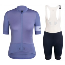 Completo Ciclismo 2020 Rapha Pro Donna Gris MSquadre abbigliamento Bici Completo Maglia Ciclismo Corta e Salopette