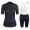 Completo Ciclismo 2020 Rapha Pro Donna nero-blu MSquadre abbigliamento Bici Completo Maglia Ciclismo Corta e Salopette