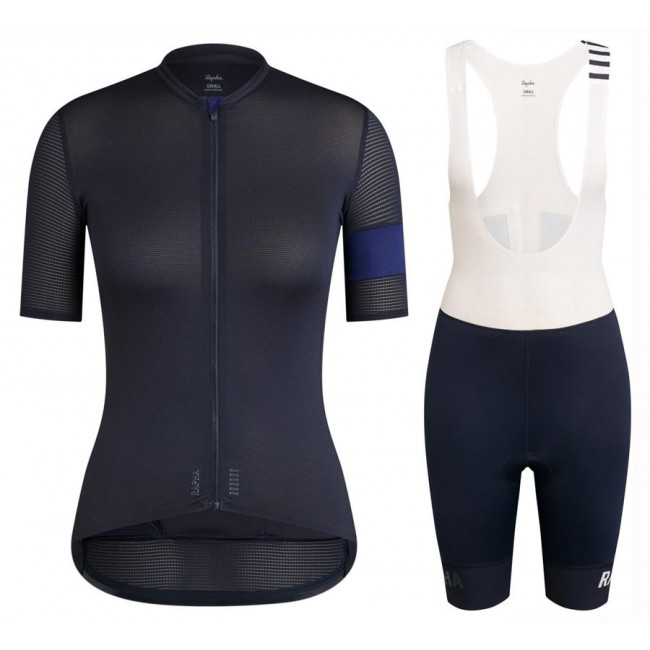 Completo Ciclismo 2020 Rapha Pro Donna nero-blu MSquadre abbigliamento Bici Completo Maglia Ciclismo Corta e Salopette Completo Ciclismo 2020 Rapha Pro Donna nero-blu MSquadre abbigliamento Bici Completo Maglia Ciclismo Corta e Salopette