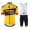 Completo Ciclismo 2020 JUMBO-VISMA MSquadre abbigliamento Bici Completo Maglia Ciclismo Corta e Salopette