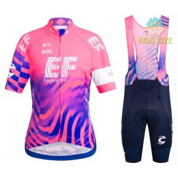 Completo Ciclismo 2020 EF Pro Cycling Rose Des gamins MSquadre abbigliamento Bici Completo Maglia Ciclismo Corta e Salopette