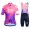 Completo Ciclismo 2020 EF Pro Cycling Rose Des gamins MSquadre abbigliamento Bici Completo Maglia Ciclismo Corta e Salopette