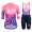 Completo Ciclismo 2020 EF Pro Cycling Rose Donna MSquadre abbigliamento Bici Completo Maglia Ciclismo Corta e Salopette