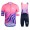 Completo Ciclismo 2020 EF Pro Cycling Rose MSquadre abbigliamento Bici Completo Maglia Ciclismo Corta e Salopette