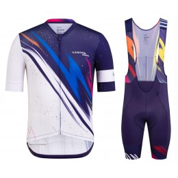 Completo Ciclismo 2020 Canyon blu-bianca MSquadre abbigliamento Bici Completo Maglia Ciclismo Corta e Salopette