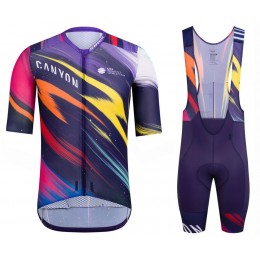 Completo Ciclismo 2020 Canyon Pro CS MSquadre abbigliamento Bici Completo Maglia Ciclismo Corta e Salopette