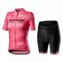 Completo Ciclismo 2020 GIRO D'ITALIA Maglia Rosa Donna MSquadre abbigliamento Bici Completo Maglia Ciclismo Corta e Salopette