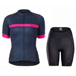 Completo Ciclismo 2020 Bontrager Trek Anara Donna MSquadre abbigliamento Bici Completo Maglia Ciclismo Corta e Salopette