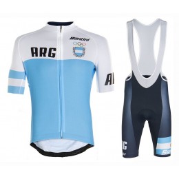 Completo Ciclismo 2020 Argentina Country Squadre abbigliamento Bici Completo Maglia Ciclismo Corta e Salopette