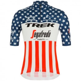 Completo Ciclismo 2020 TREK Segafredo US champion Squadre Maglia Ciclismo Manica Corta
