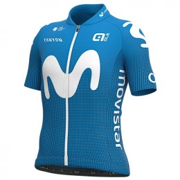 Completo Ciclismo 2020 Movistar Des gamins Squadre Maglia Ciclismo Manica Corta
