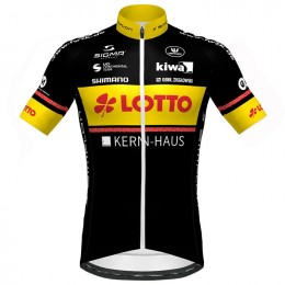 Completo Ciclismo 2020 LOTTO KERN-HAUS nero-giallo Squadre Maglia Ciclismo Manica Corta