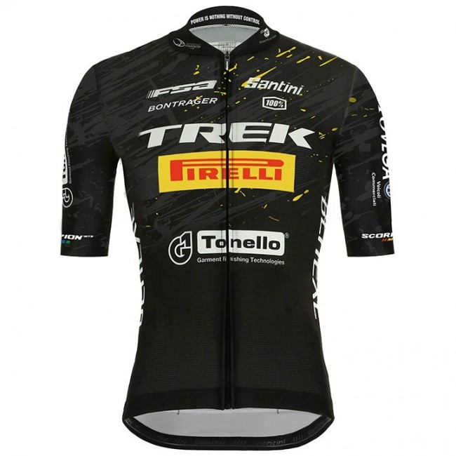 Completo Ciclismo 2020 TREK Pirelli nero Squadre Maglia Ciclismo Manica Corta Completo Ciclismo 2020 TREK Pirelli nero Squadre Maglia Ciclismo Manica Corta