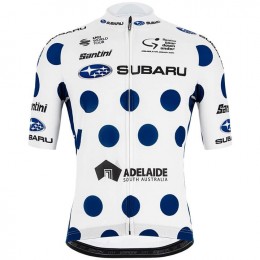 Completo Ciclismo 2020 Subaru Tour Down Under polka dot Squadre Maglia Ciclismo Manica Corta