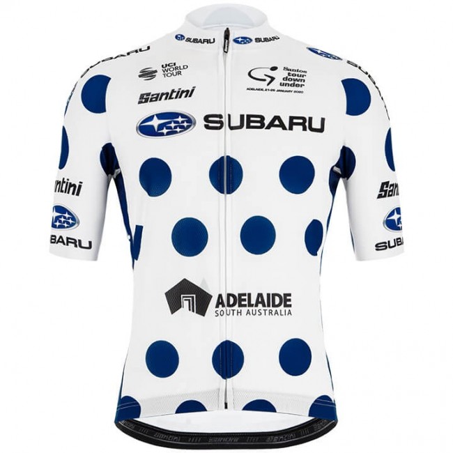 Completo Ciclismo 2020 Subaru Tour Down Under polka dot Squadre Maglia Ciclismo Manica Corta Completo Ciclismo 2020 Subaru Tour Down Under polka dot Squadre Maglia Ciclismo Manica Corta