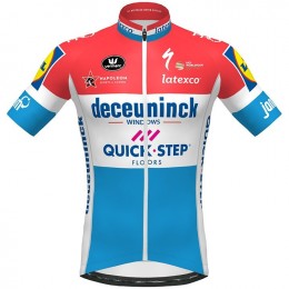 Completo Ciclismo 2020 Quick-Step Luxembourg Champion Squadre Maglia Ciclismo Manica Corta