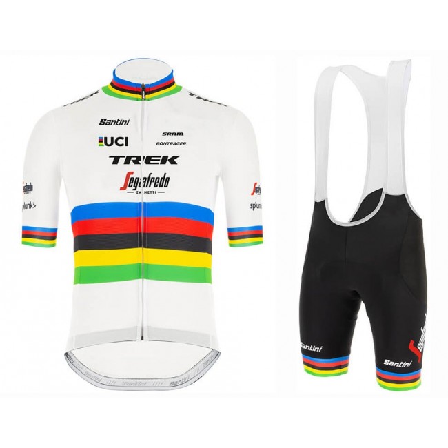 Completo Ciclismo 2020 Trek Segafredo World Champion bianca MSquadre abbigliamento Bici Completo Maglia Ciclismo Corta e Salopette Completo Ciclismo 2020 Trek Segafredo World Champion bianca MSquadre abbigliamento Bici Completo Maglia Ciclismo Corta e Salopette