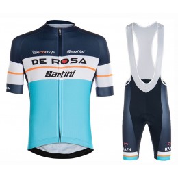 Completo Ciclismo 2020 DE-ROSA Squadre abbigliamento Bici Completo Maglia Ciclismo Corta e Salopette