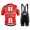 Completo Ciclismo 2020 SUMWEB rosso MSquadre abbigliamento Bici Completo Maglia Ciclismo Corta e Salopette