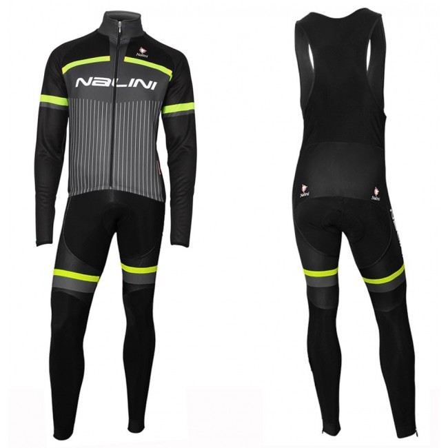 Completo Ciclismo 2020 Nalini Thebe nero-giallo Squadre Maglia Ciclismo Manica Lunga e Salopette Completo Ciclismo 2020 Nalini Thebe nero-giallo Squadre Maglia Ciclismo Manica Lunga e Salopette
