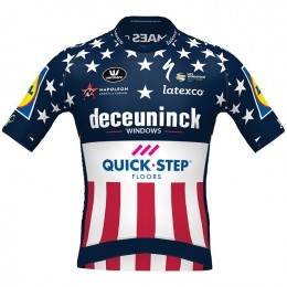 Completo Ciclismo 2020 Quick-Step US Champion Squadre Maglia Ciclismo Manica Corta