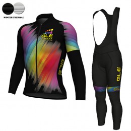 2018 Ale N6 Winter Abbigliamento Ciclismo Maglia Ciclismo Manica Lunga e Salopette Lunga 22706UQ