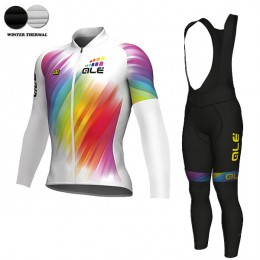2018 Ale N5 Winter Abbigliamento Ciclismo Maglia Ciclismo Manica Lunga e Salopette Lunga 50155IH