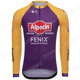 Purple France Tour 2021 Alpecin Fenix Pro Team Maglie Ciclismo Manica Lunga 9rckTY