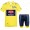 Alpecin Fenix Tour De France Pro Team 2021 abbigliamento Bici Completo Maglia Ciclismo Corta e Salopette XWgpor
