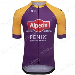 Purple France Tour Alpecin Fenix New Pro Team 2021 Maglia Ciclismo Manica Corta hejlzZ