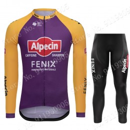 Purple France Tour 2021 Alpecin Fenix Pro Team Lange Fietsrbroek Bib nv4TPA