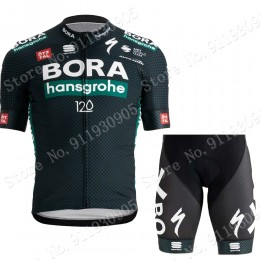Bora Hansgrohe Tour De France Pro Team 2021 abbigliamento Bici Completo Maglia Ciclismo Corta e Salopette DNO72m