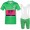 Green EF Education Frist Tour De France 2021 Team abbigliamento Bici Completo Maglia Ciclismo Corta e Salopette OVuoxA