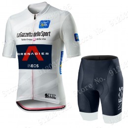 White giro d'italia 2021 Ineos Grenaider abbigliamento Bici Completo Maglia Ciclismo Corta + pantaloncini 0UIWL9