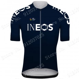 Blue New Ineos Grenadier 2021 Team Maglia Ciclismo Manica Corta jCbAgj