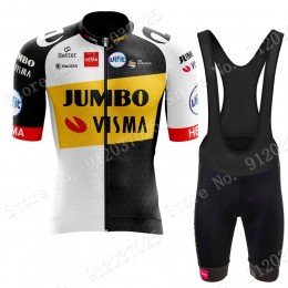 New Style Jumbo Visma 2021 Team abbigliamento Bici Completo Maglia Ciclismo Corta e Salopette 8MabUg