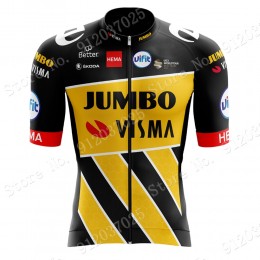 New Style Jumbo Visma 2021 Team Maglia Ciclismo Manica Corta kBEw3O