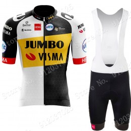 New Style Jumbo Visma 2021 Team abbigliamento Bici Completo Maglia Ciclismo Corta e Salopette tmrKOE