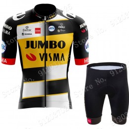 New Style Jumbo Visma 2021 Team abbigliamento Bici Completo Maglia Ciclismo Corta e Salopette wz59Bv