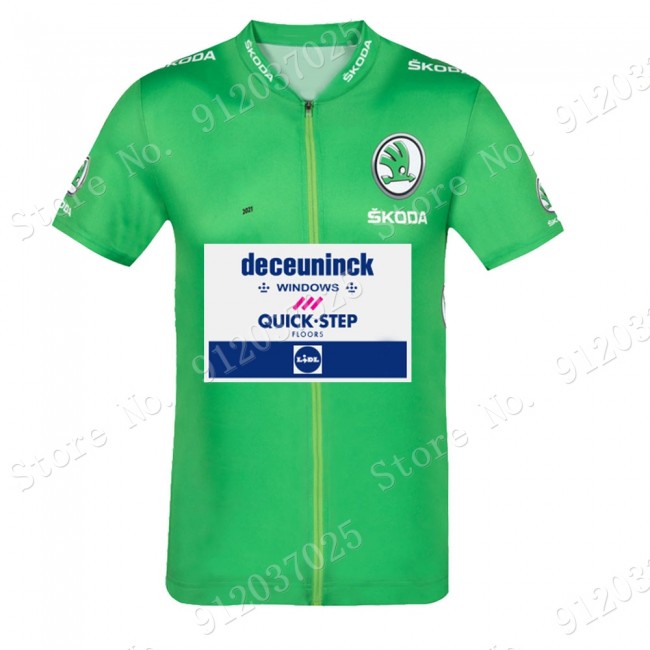 Green Deceuninck quick step Tour De France 2021 Team Maglia Ciclismo Manica Corta LHIAfr Green Deceuninck quick step Tour De France 2021 Team Maglia Ciclismo Manica Corta LHIAfr